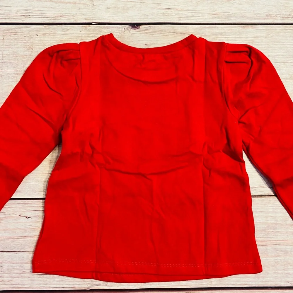 📌🆕 GAP • Holiday • Reindeer 🦌• Puff Sleeve • Top